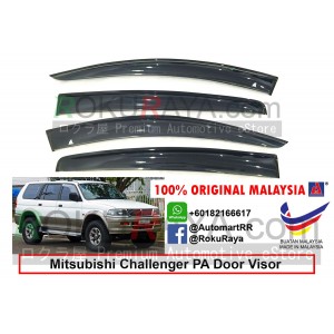 Mitsubishi Challenger PA (1st Gen) 1996-2008 AG Door Visor Air Press Wind Deflector (Big 12cm Width)
